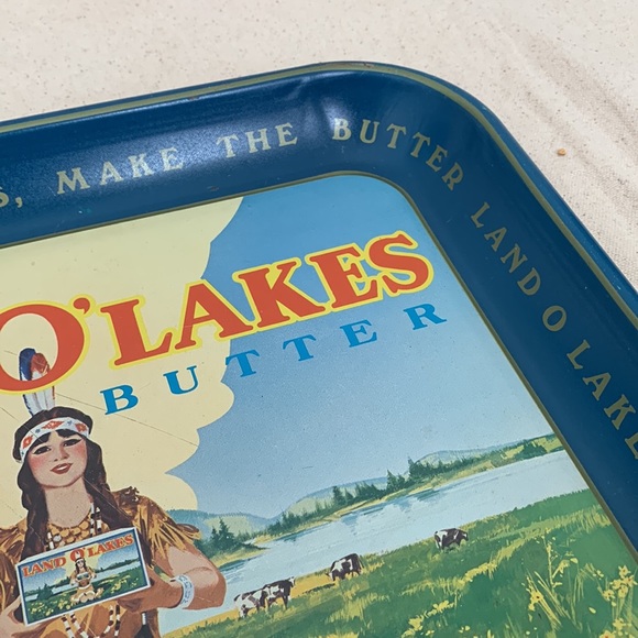 1950's Land O' Lakes Sweet Cream Butter Serving Tray ORIGINAL - Picture 16 of 16